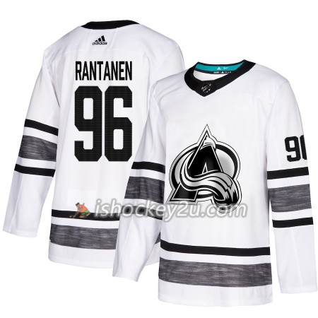Mænd NHL Colorado Avalanche Trøje Mikko Rantanen 96 Hvid 2019 All-Star Adidas Authentic